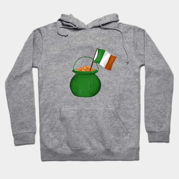 St.Patrick 's Day Hoodie by annaprint